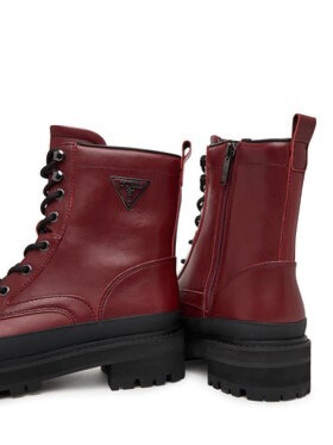 Guess Trzewiki FLFB2D LEA10 Bordowy