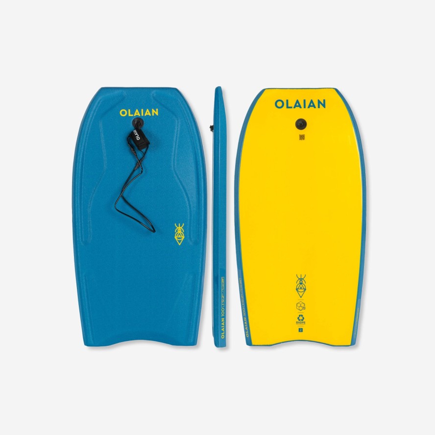 Deska bodyboard Decathlon 100 39" z leashem na nadgarstek