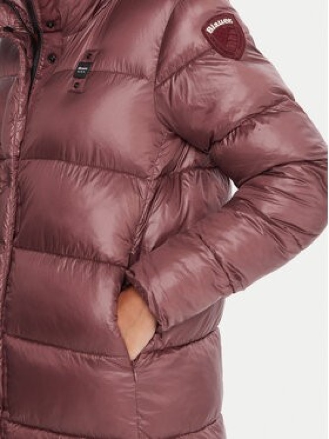 Blauer Kurtka zimowa 25WBLDK02073 Bordowy Regular Fit