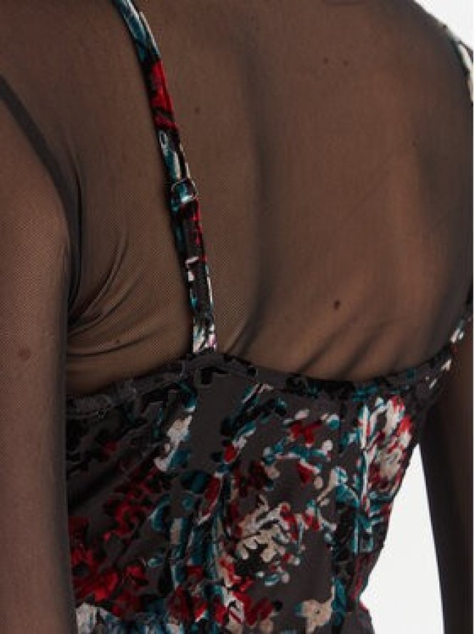 Desigual Sukienka codzienna Cassidy 25WWVK11 Czarny Slim Fit