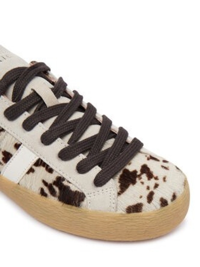 D.A.T.E. Sneakersy Hill Low Pony Cow W451-HL-PN Beżowy