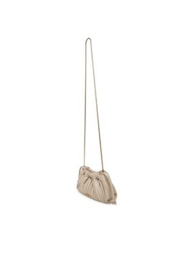 Calvin Klein Torebka Plisse Mini Drawstring Bag LV04F3077G Écru