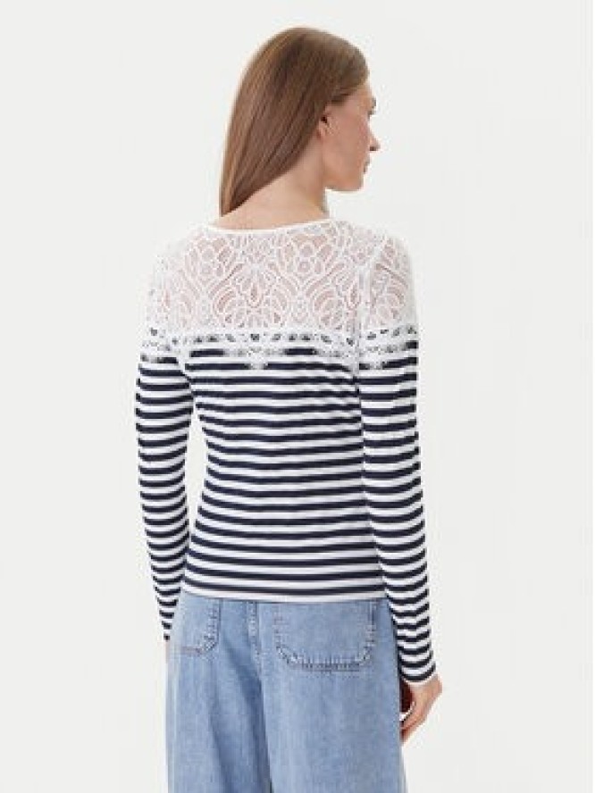 Morgan Bluzka 251-TMACO Granatowy Slim Fit