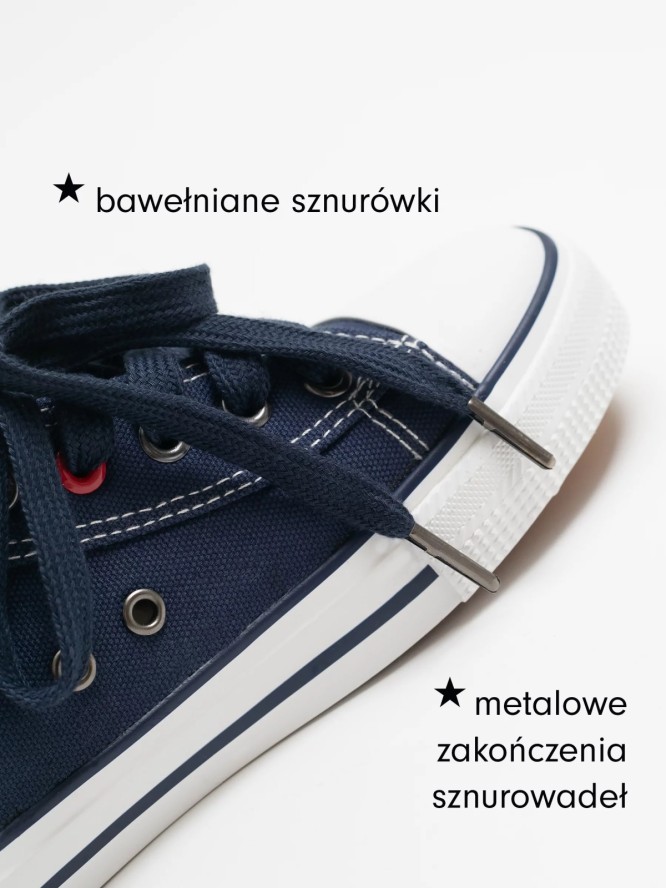 trampki damskie niskie granatowe jj274a531 403