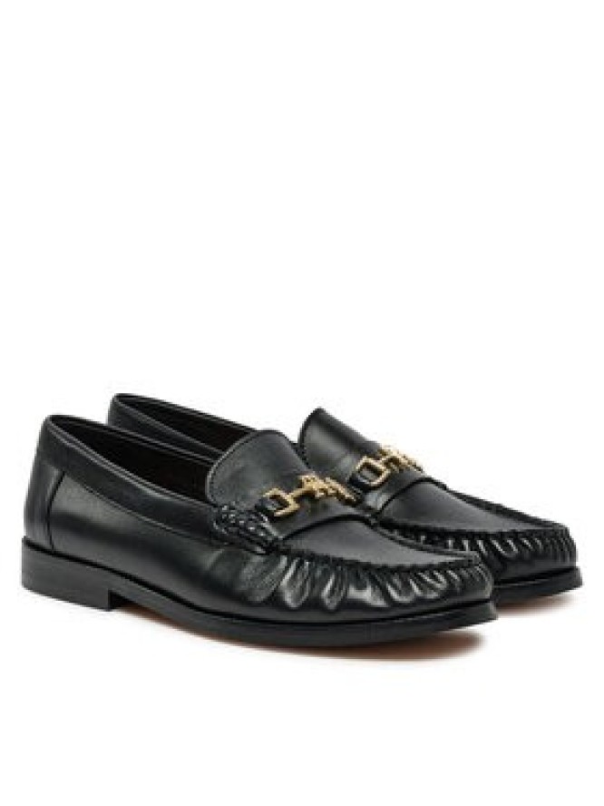 Tommy Hilfiger Mokasyny Soft Leather Horsebit Loafer FW0FW08414 Czarny