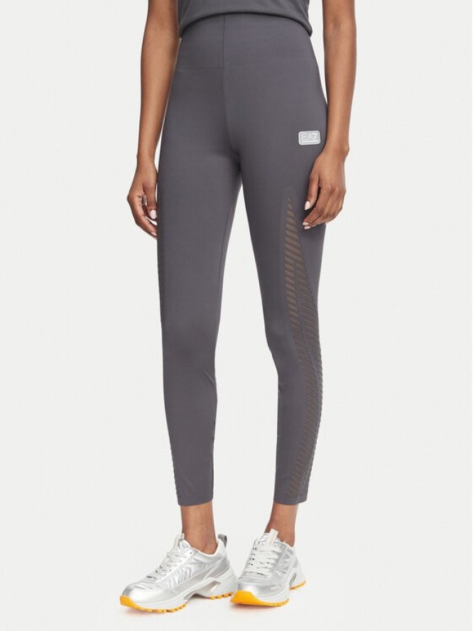 EA7 Emporio Armani Legginsy 7W001340 AF26006 U8117 Szary Slim Fit