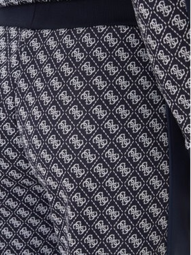 Guess Spodnie dresowe V6RB09 K2042 Granatowy Wide Leg