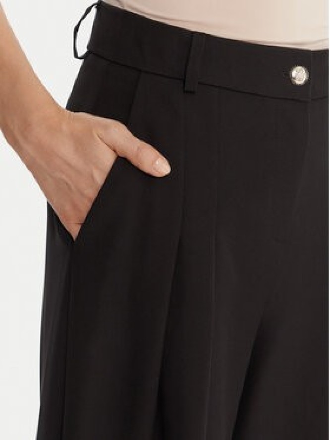 Maryley Spodnie materiałowe 25IB579/43NE Czarny Regular Fit