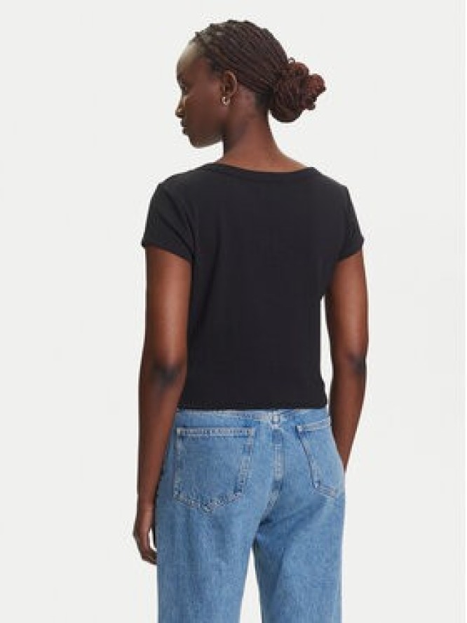 Calvin Klein Jeans T-Shirt LV047C200G Czarny Slim Fit