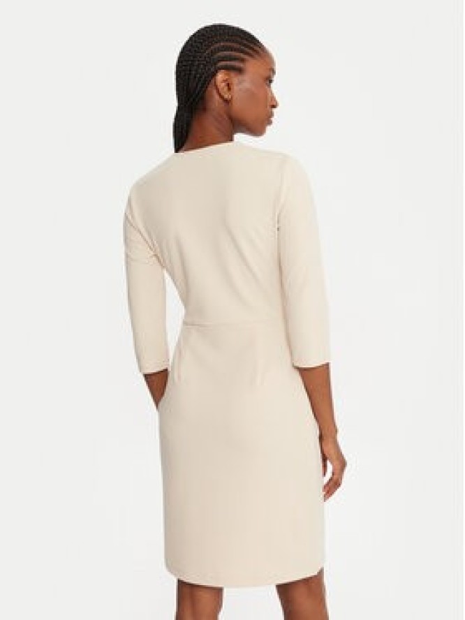Rinascimento Sukienka koktajlowa CFC0020071002 Beżowy Regular Fit