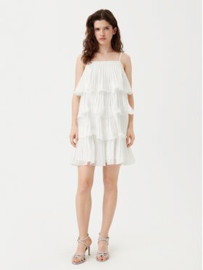 YAS Sukienka koktajlowa Lucia 26036503 Biały Regular Fit