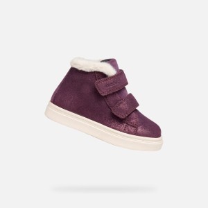 Buty GEOX NASHIK GIRL WPF Fioletowy