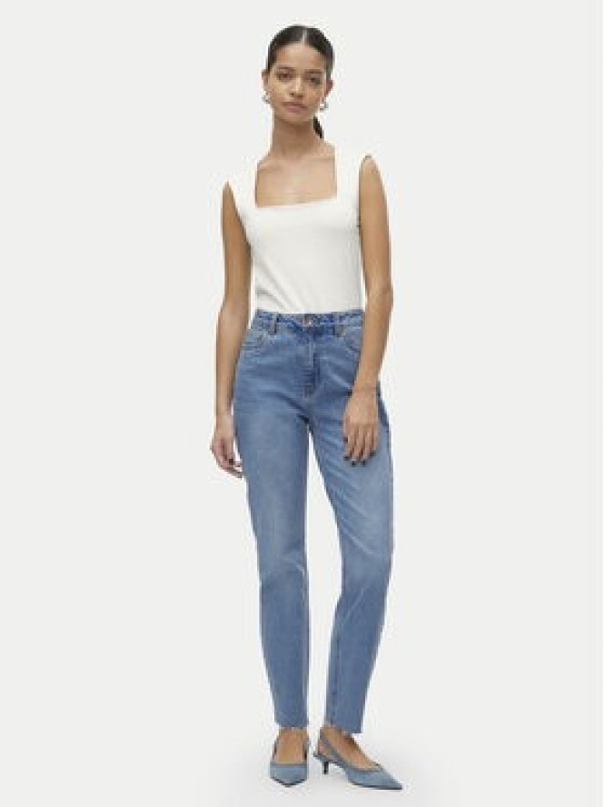 Vero Moda Top Million 10312751 Biały Slim Fit