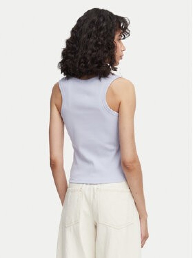 Calvin Klein Jeans Top LV047C201G Niebieski jasny Slim Fit