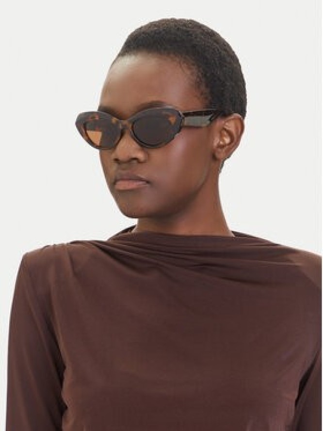 Vero Moda Okulary przeciwsłoneczne 10261553 Brązowy