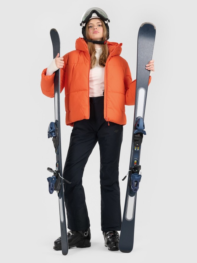 4F Kurtka narciarska membrana 5000 damska - czerwona XL