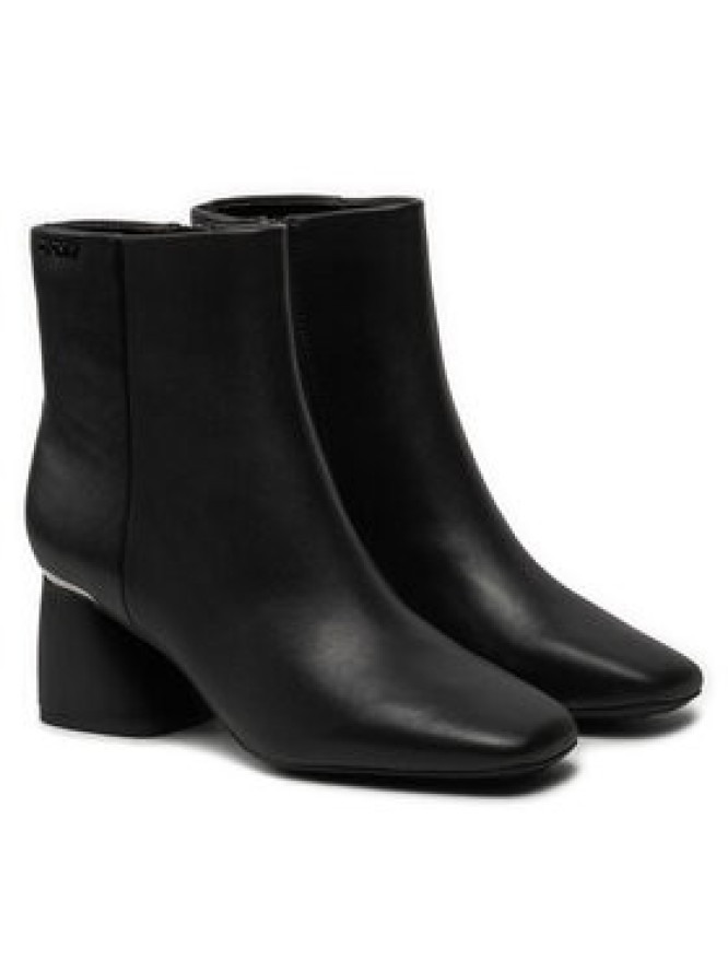 DKNY Botki K4489649 Czarny