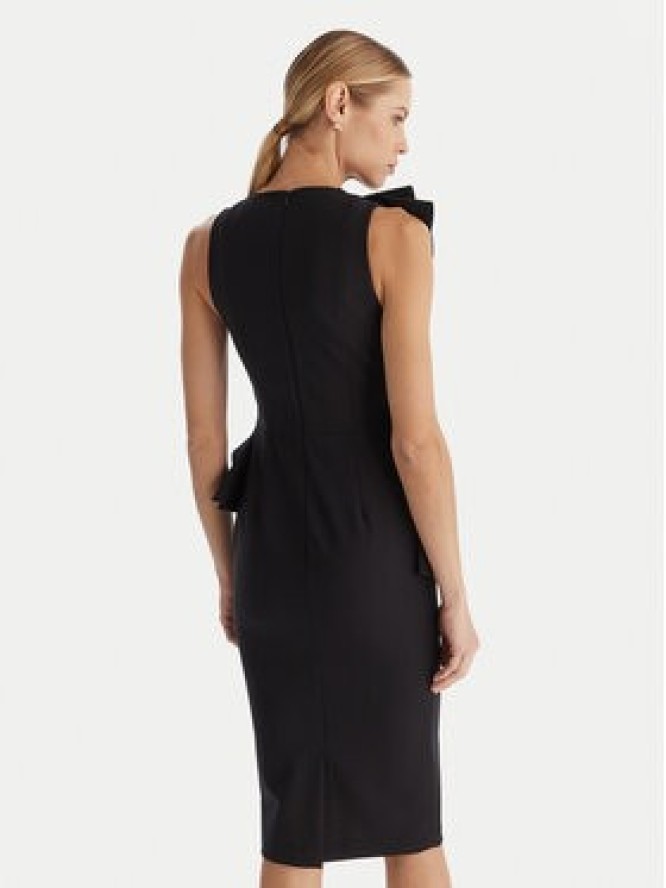 Babylon Sukienka koktajlowa MF0214 Czarny Slim Fit