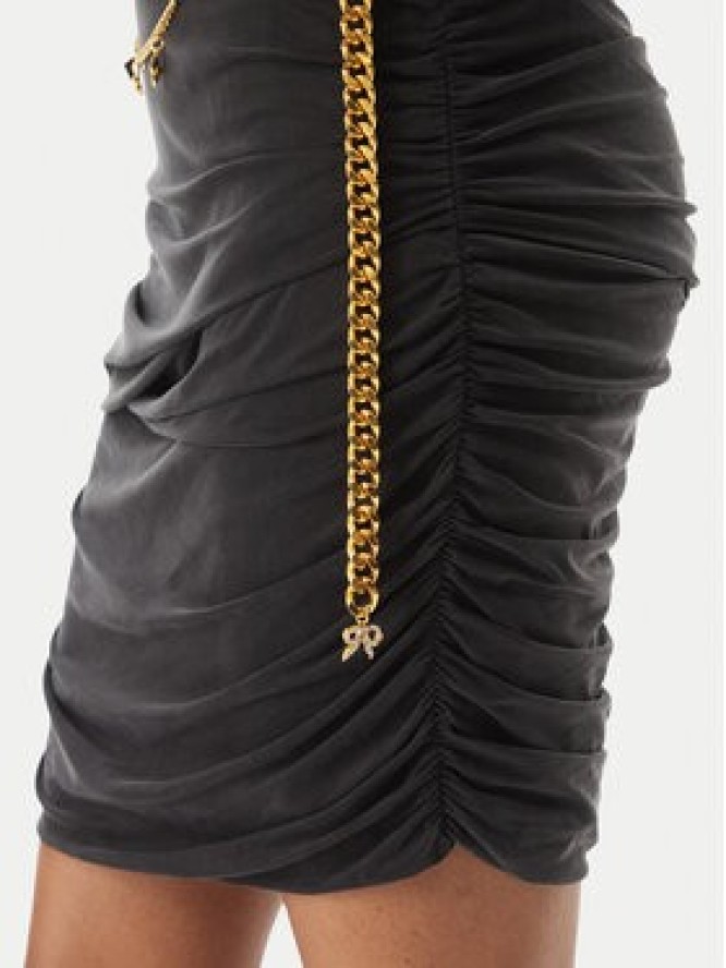 Elisabetta Franchi Sukienka koktajlowa AB-765-51E2 Czarny Regular Fit