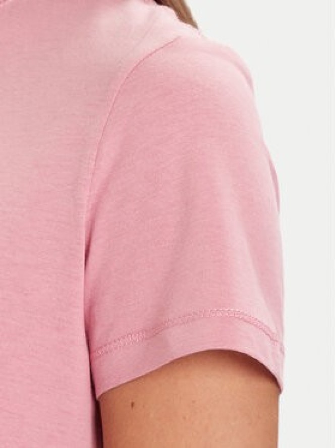 Tommy Jeans T-Shirt Linear DW0DW21964 Różowy Regular Fit