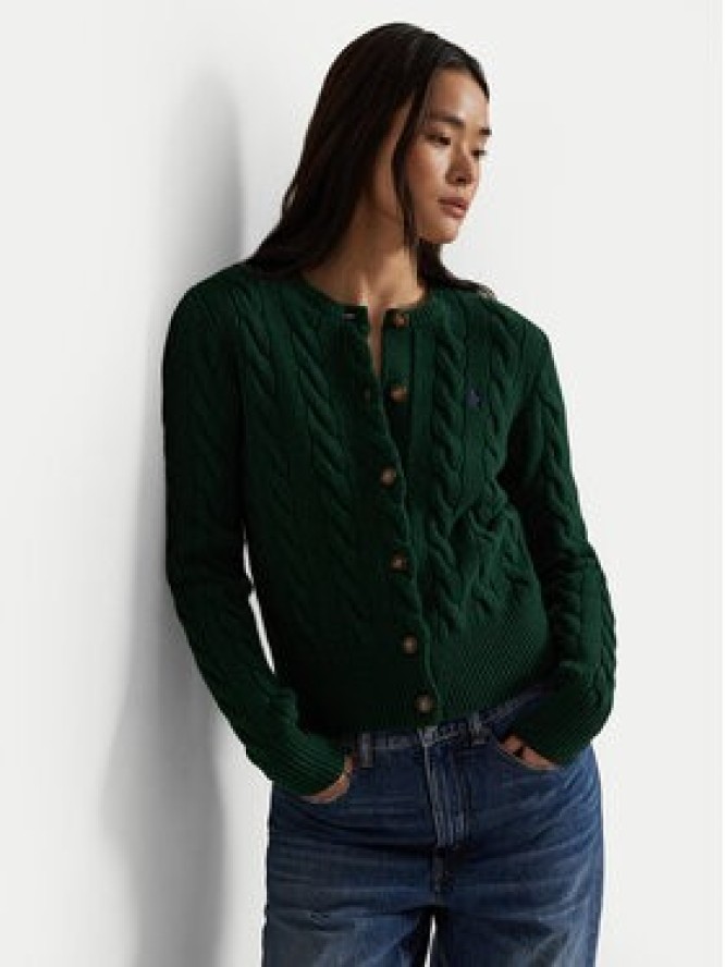 Polo Ralph Lauren Kardigan 211972104008 Zielony Slim Fit