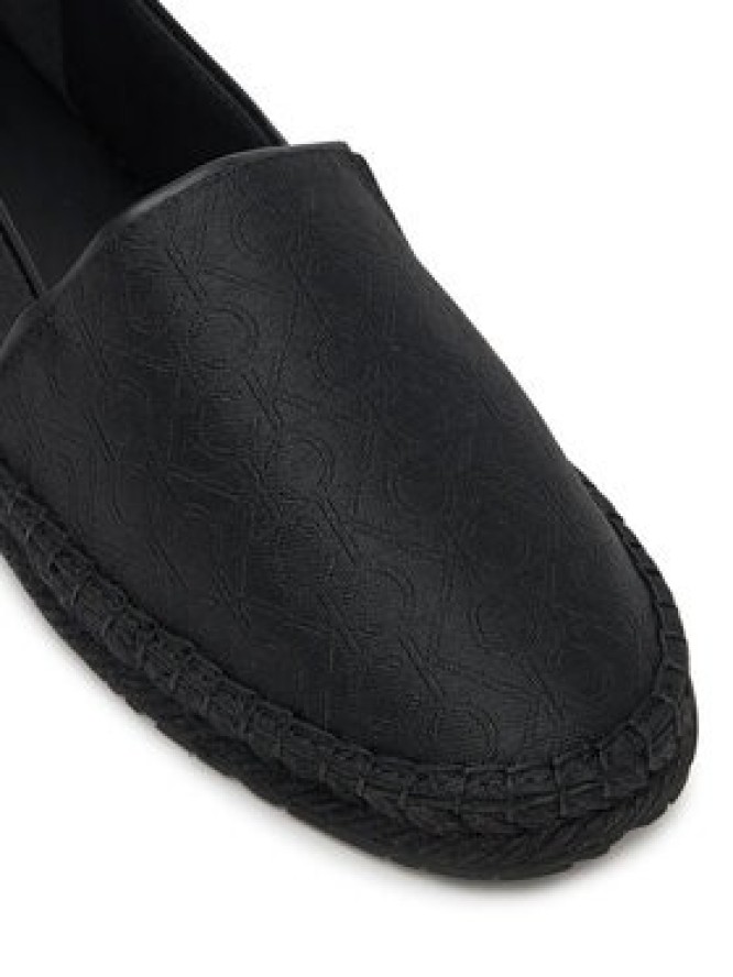 Calvin Klein Espadryle Flat Espadrille - Jacq HW0HW02467 Czarny