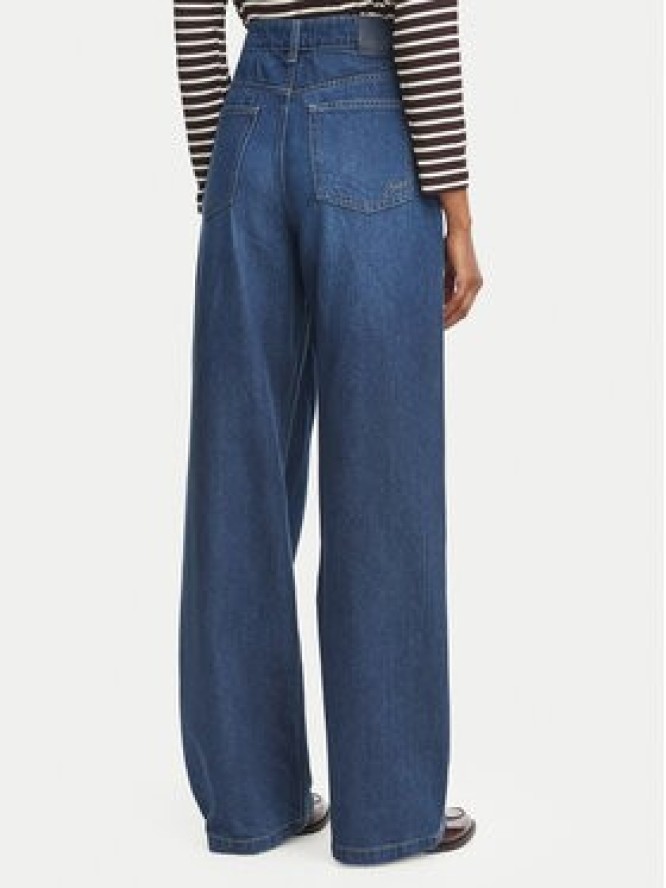 BOSS Jeansy 50569156 Niebieski Wide Leg