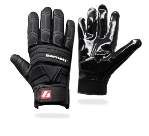 Rękawice do futbolu amerykańskiego linemen pro, OL,DL, czarne FLG-03