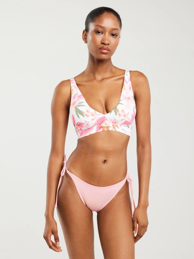 Góra od kostiumu kąpielowego z motywem kwiatowym Morra 000