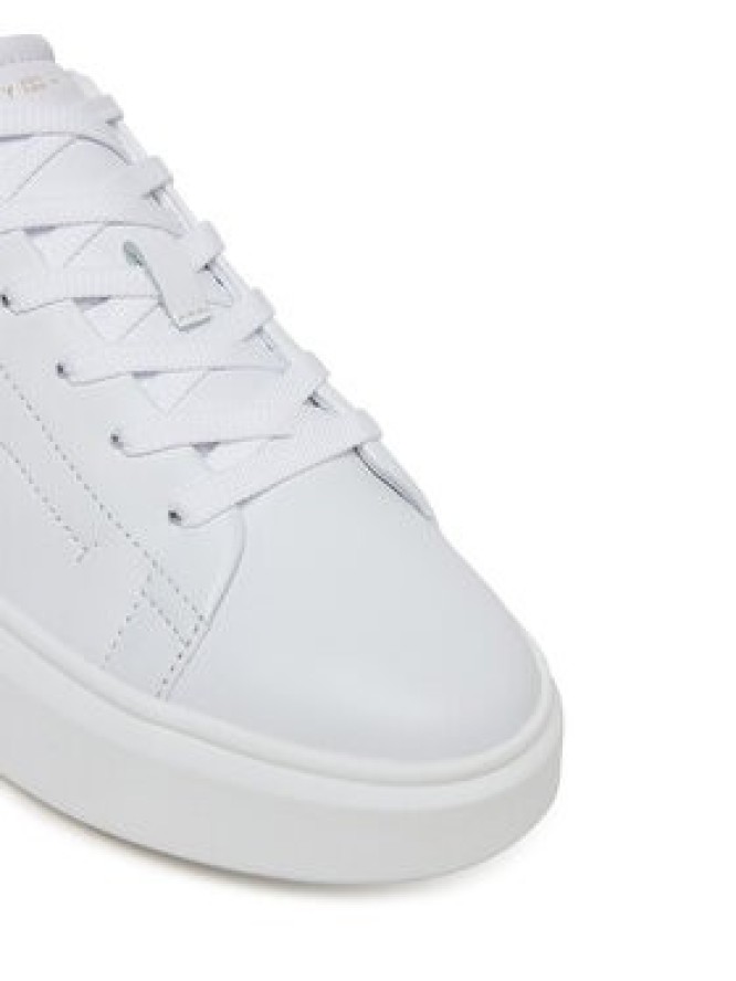 Tommy Hilfiger Sneakersy Chic Platform Gold FW0FW08817 Biały