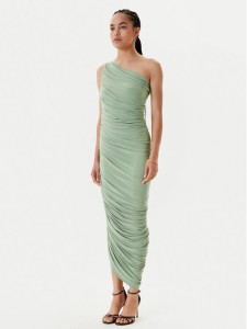 NORMA KAMALI Sukienka koktajlowa KK1253PL287835 Zielony Slim Fit