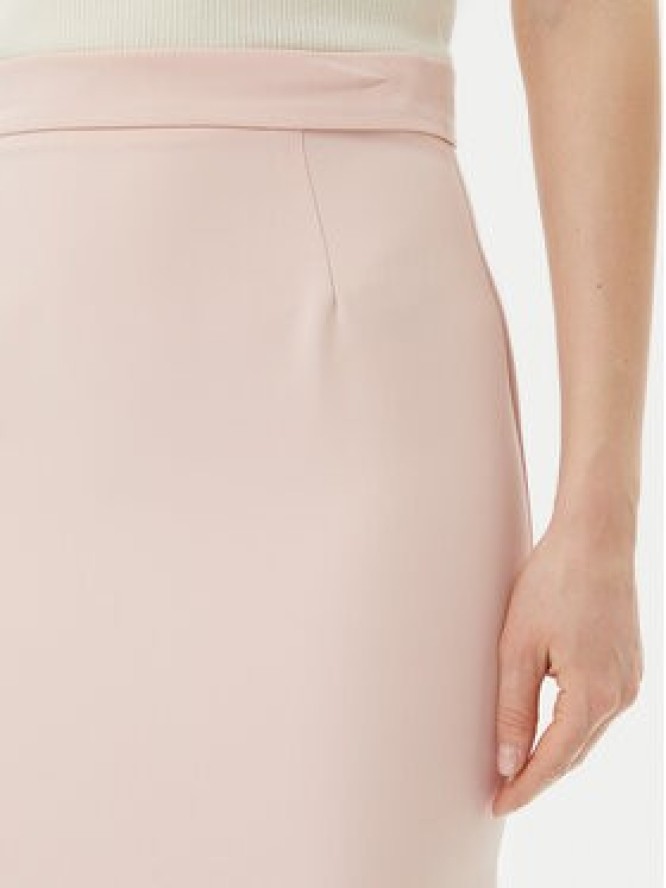 Maryley Spódnica ołówkowa 25EB701/43PY Różowy Regular Fit