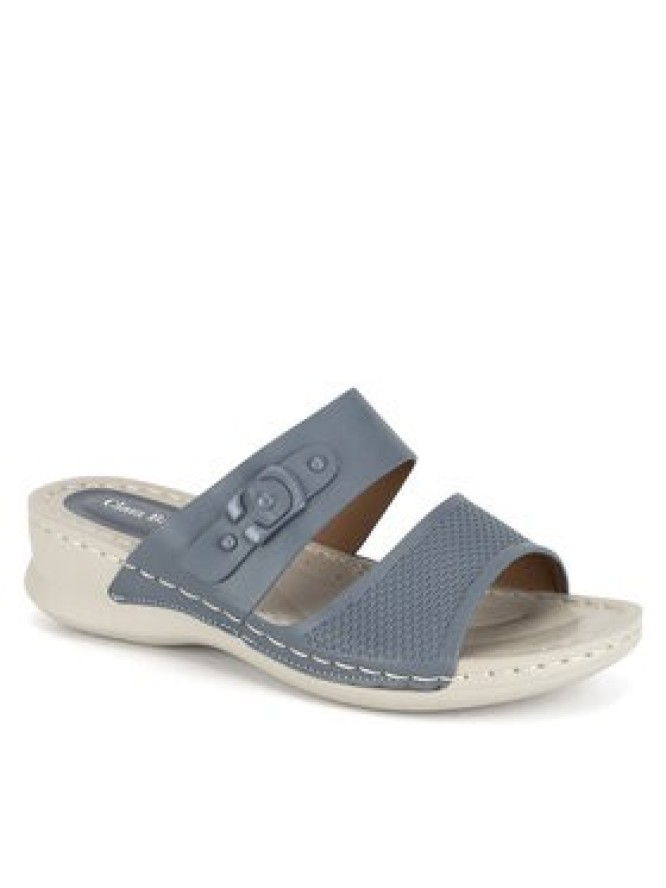 Clara Barson Klapki WYL05010-13B Granatowy