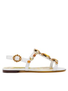 Dolce&Gabbana Sandały CQ0601 AT848 Biały