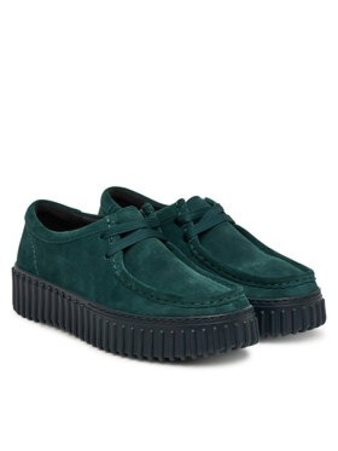 Clarks Półbuty Torhill Bee 26327769 Zielony