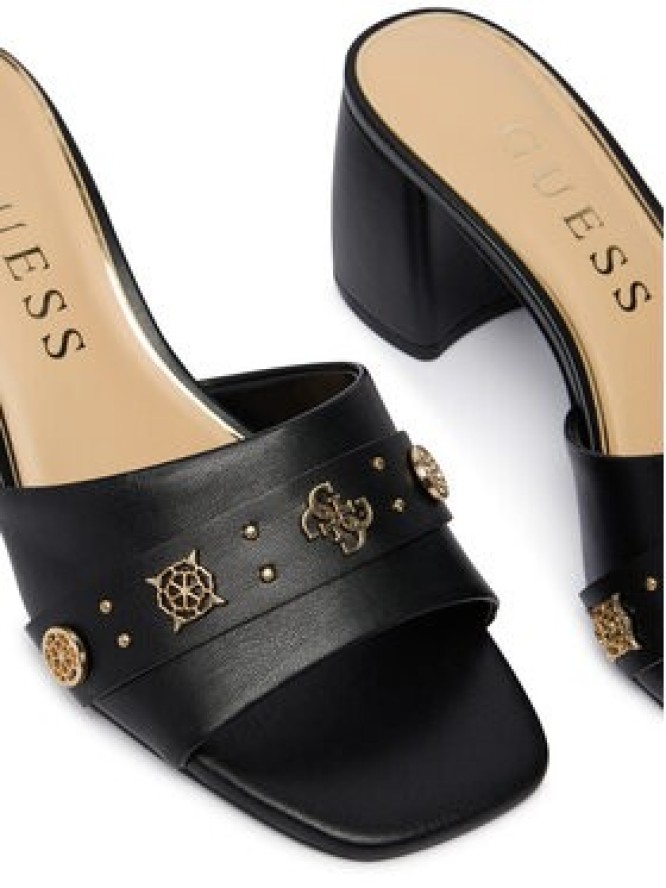 Guess Klapki FLJGAU ELE03 Czarny