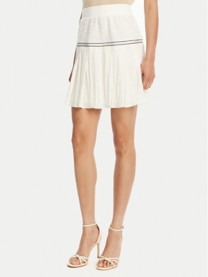 Liu Jo Sport Spódnica mini TA5124 J4894 Biały Regular Fit