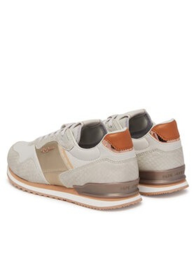 Pepe Jeans Sneakersy London Mix PLS40044 Biały