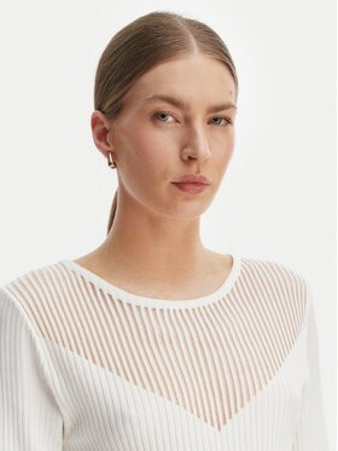 Rinascimento Bluzka CFM0012240003 Biały Slim Fit