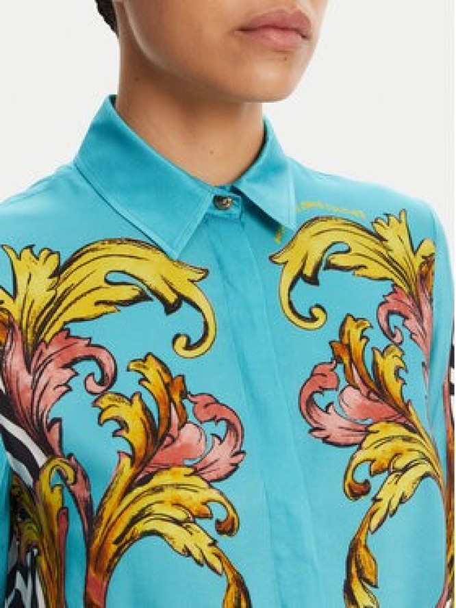 Versace Jeans Couture Koszula 78HAL2P1 Niebieski Regular Fit