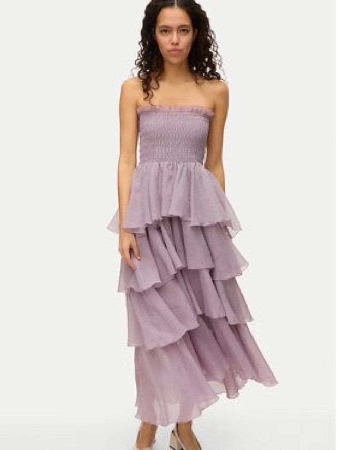 Vero Moda Sukienka koktajlowa Delilah 10330886 Fioletowy jasny Regular Fit