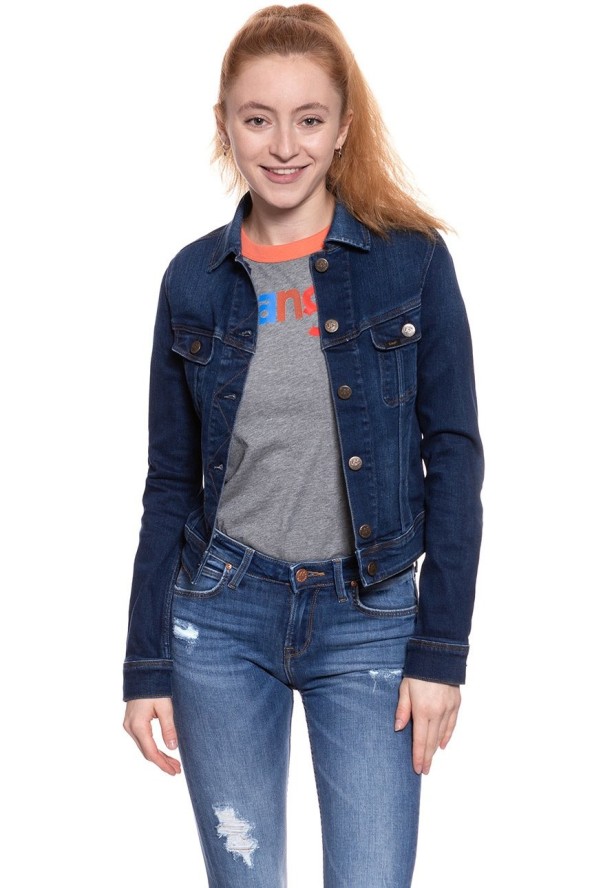DAMSKA KURTKA JEANSOWA LEE SLIM RIDER MEAN STREAKS L541KIMS 112112660
