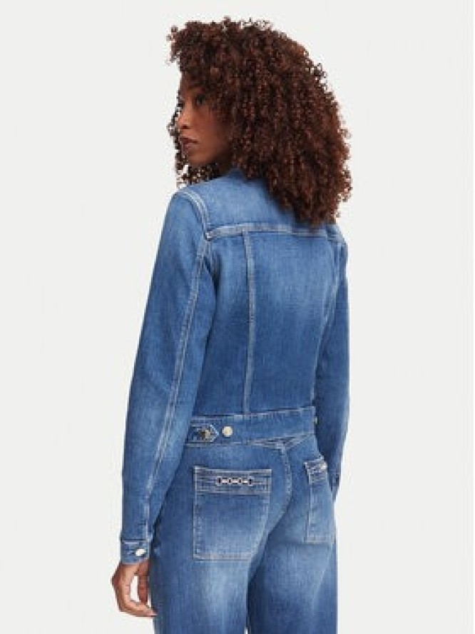 Guess Kurtka jeansowa W6YN03 D1341 Niebieski Regular Fit