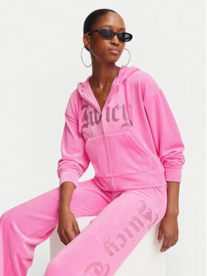 Juicy Couture Spodnie dresowe Old Gothic JCWBJ226334 Różowy Regular Fit