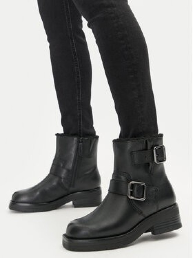 Clarks Botki Rebelle Buckle 26178891 Czarny