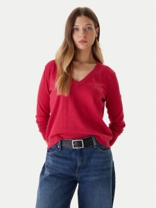 Tommy Jeans Sweter Essential DW0DW19888 Różowy Regular Fit