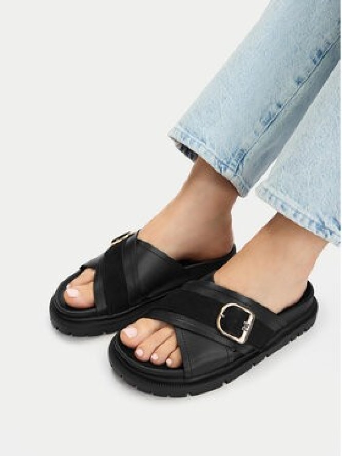 MEXX Klapki EO-HY25006-7 Czarny