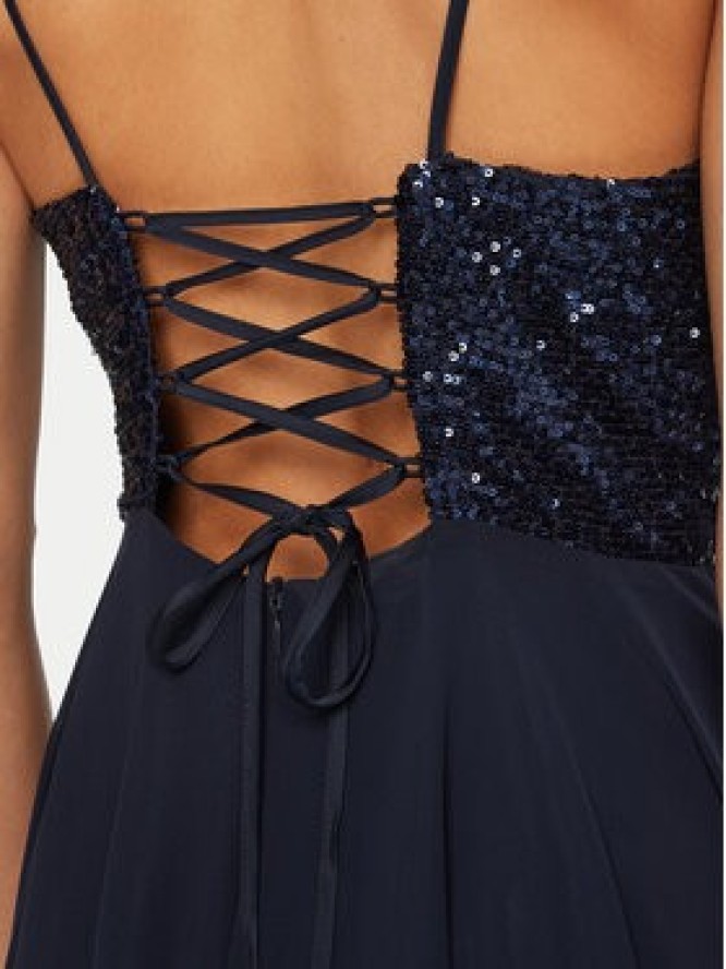 Swing Sukienka wieczorowa 5AI09500 Granatowy Regular Fit