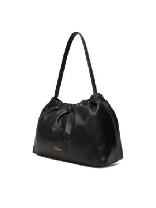 Tommy Hilfiger Torebka Soft Leather Shoulder Bag AW0AW18307 Czarny