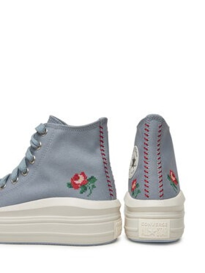 Converse Trampki Chuck Taylor All Star Move Platform Rose A12571C Szary